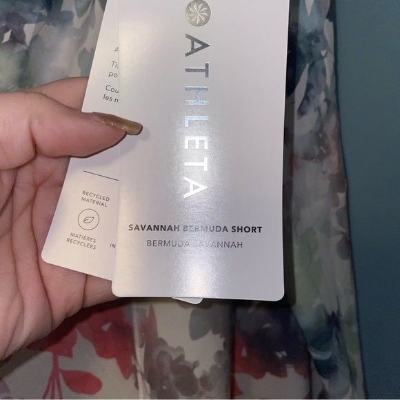 Athleta Savannah Bermuda Short Floral Print Size 2X - Picture 5 of 12